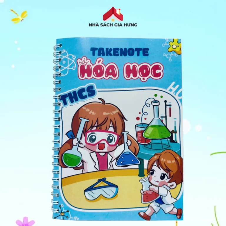 Sổ tay Takenote Hoá học (Tổng hợp kiến thức từ lớp 6-9 )